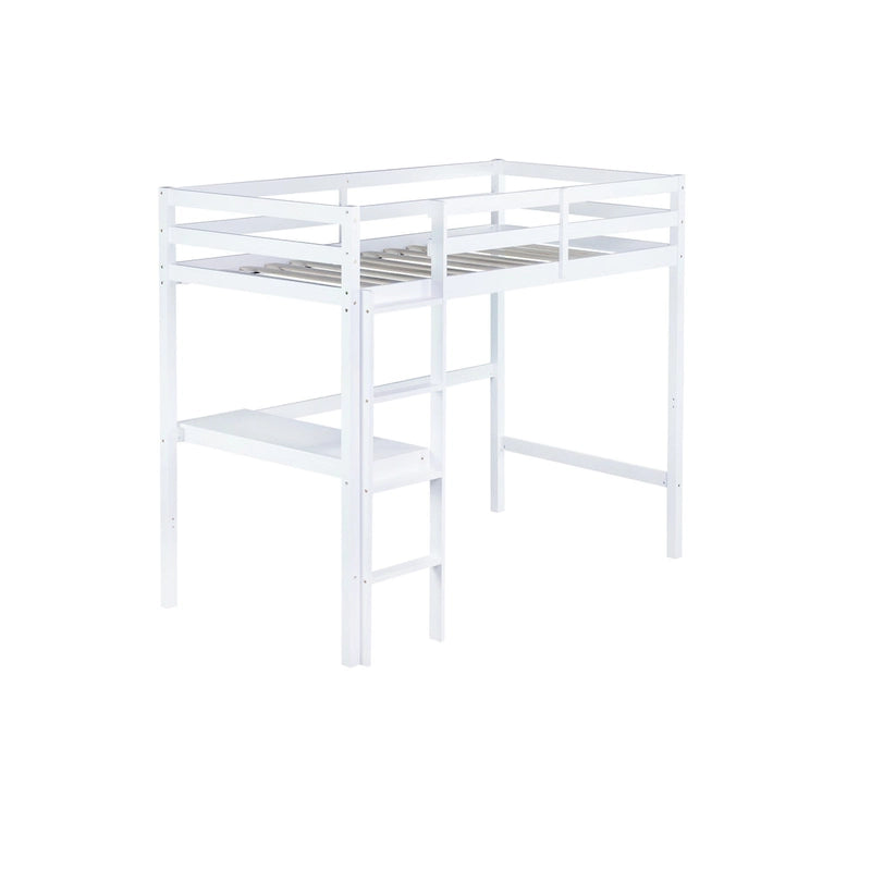 Twin Loft Bed with Built-in Desk - Study/Sleep Combo