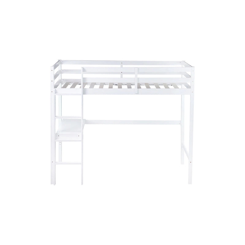 Twin Loft Bed with Built-in Desk - Study/Sleep Combo