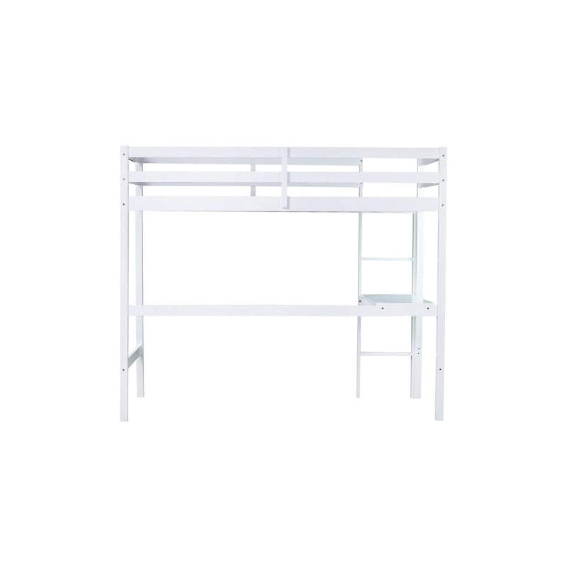 Twin Loft Bed with Built-in Desk - Study/Sleep Combo