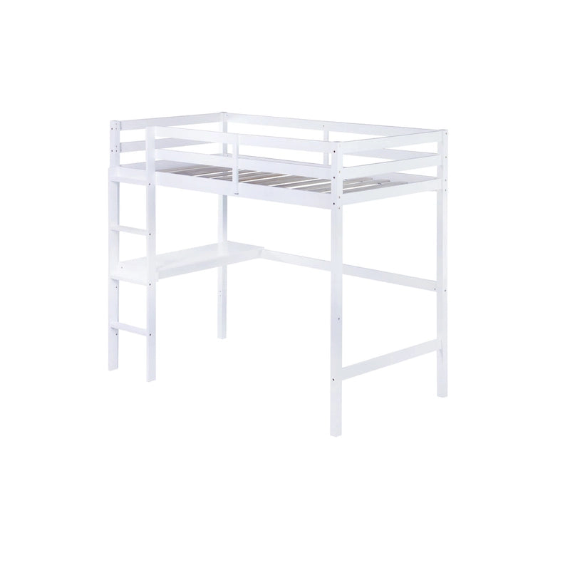 Twin Loft Bed with Built-in Desk - Study/Sleep Combo