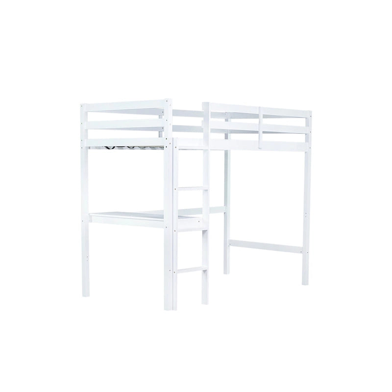 Twin Loft Bed with Built-in Desk - Study/Sleep Combo