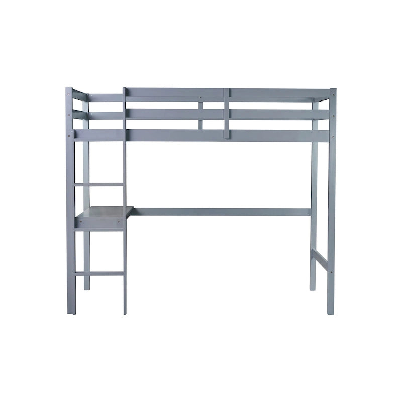 Twin Loft Bed with Built-in Desk - Study/Sleep Combo