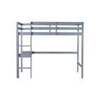 Twin Loft Bed with Built-in Desk - Study/Sleep Combo