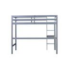 Twin Loft Bed with Built-in Desk - Study/Sleep Combo