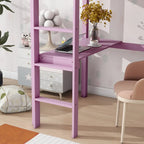 Twin Loft Bed with Built-in Desk - Study/Sleep Combo