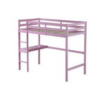 Twin Loft Bed with Built-in Desk - Study/Sleep Combo