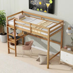 Twin Loft Bed with Built-in Desk - Study/Sleep Combo