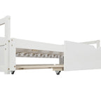 White Twin Size Pine Daybed with Pull-Out Trundle